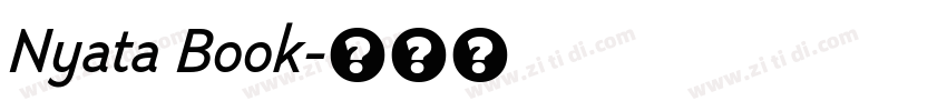 Nyata Book字体转换